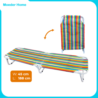 Heavy Duty Nylon Folding Bed (45x188cm)