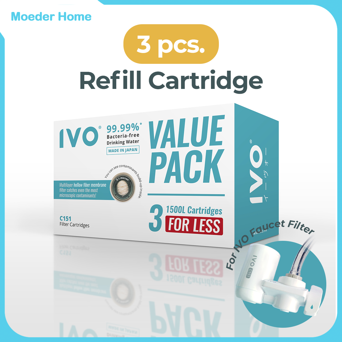 IVO Cartridge Value Pack  - (3pcs)