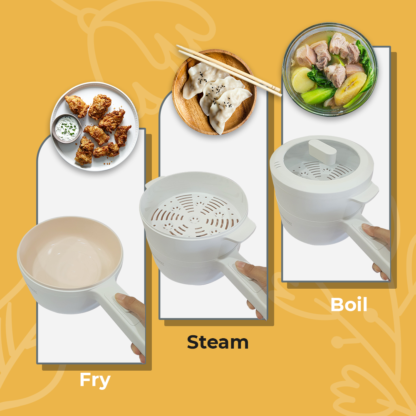 Tough Mama 4-IN-1  Electric Multi-Cooker with Handle - Image 2